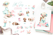 Little Spring. Cute Watercolor Set, an Illustration by OctopusArtis (Thumbnail 5 of 10)