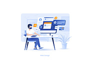 Modern Flat design Business concepts, an Education Illustration by Creative Graphics (Thumbnail 11 of 12)
