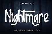 Nightmare | Script Font, a Script Font by Scratchones (Thumbnail 1 of 9)