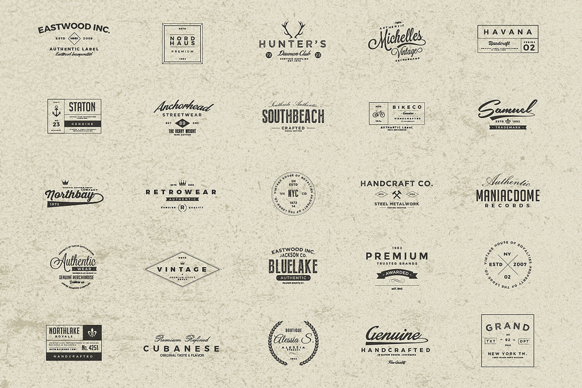 1500 Logos Bundle Collection, a Branding & Logo Template by Graphicdome (Photo 4 of 185)