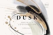 Abstract Black Gold Watercolor Shape, a Texture Graphic by Veris Studio (Thumbnail 1 of 16)