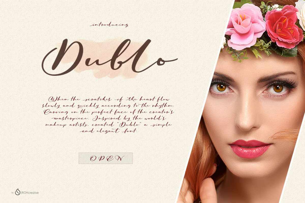 Dublo Script Font