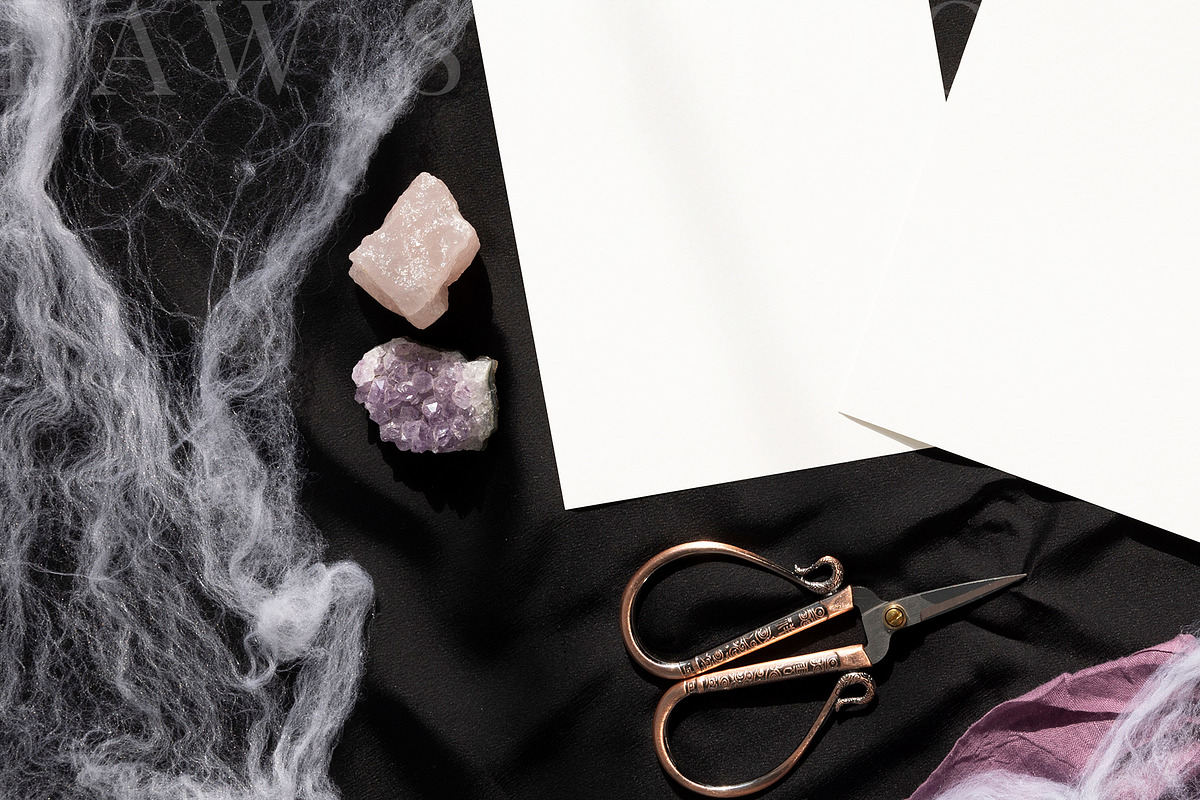 Halloween Card Mockup 5x7 2c5 fall, an Advertising Mockup by PawMockups (Photo 3 of 10)