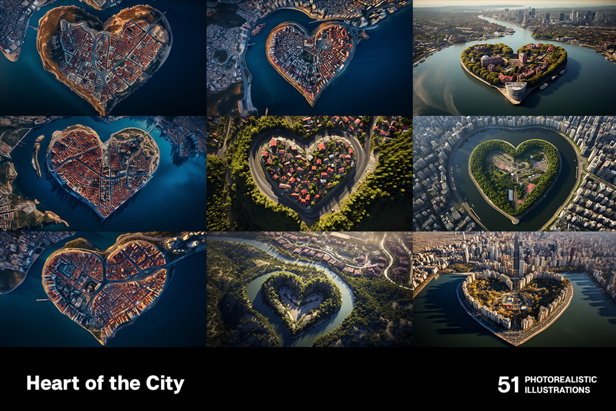 Heart of the City - 51 images, an Object Illustration by Handmadefont (Photo 12 of 14)