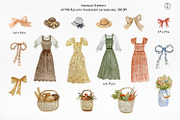 Country Cottage Charm Watercolor, a Decorative Illustration by Anna Druzhkova (Thumbnail 4 of 32)
