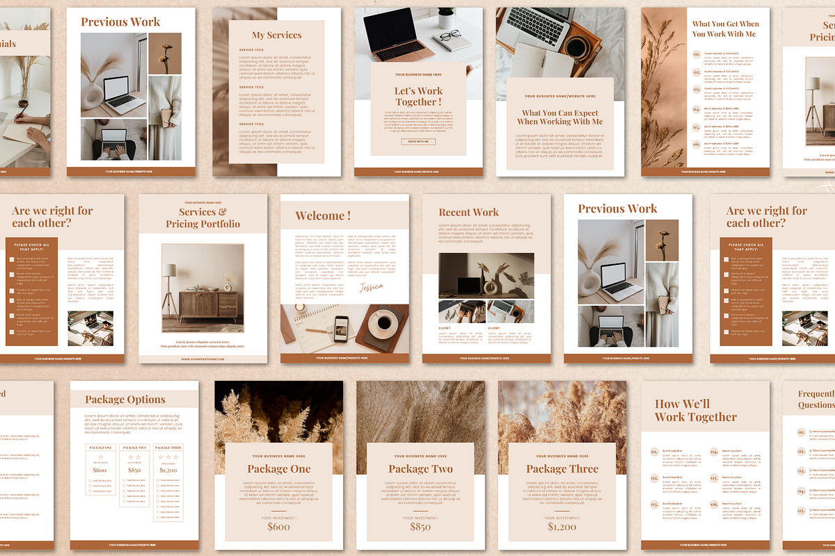 Services & Pricing Guide Canva, a Templates & Theme by The Chaos Project (Photo 6 of 9)