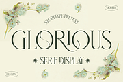 Glorious Serif Display Font, a Sans Serif Font by Storytype Studio (Thumbnail 1 of 15)
