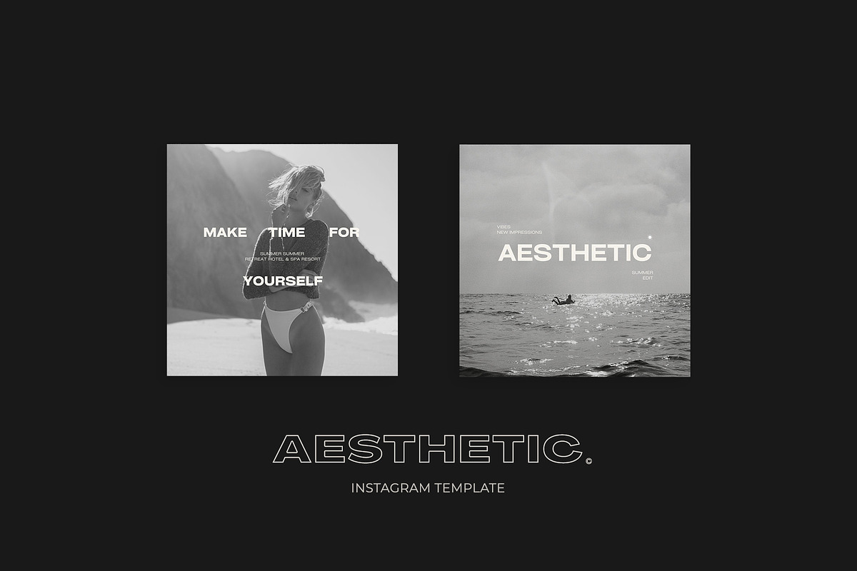 500 Instagram Aesthetic Bundle III, a Social Media Template by Instprofi | Studio Estimo (Photo 3 of 45)