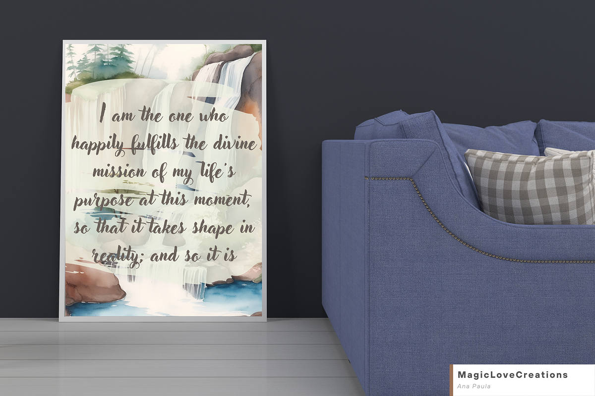 Spiritual Positive Quote Print Wall, a Poster Template by MagicLove Creations (Photo 3 of 10)