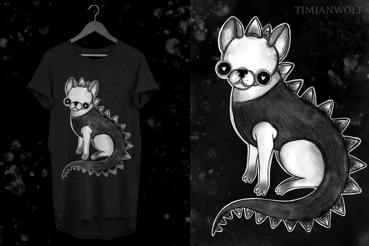 Dark creatures | Set of PNGs, a Texture Illustration by timianwolf (Photo 2 of 10)