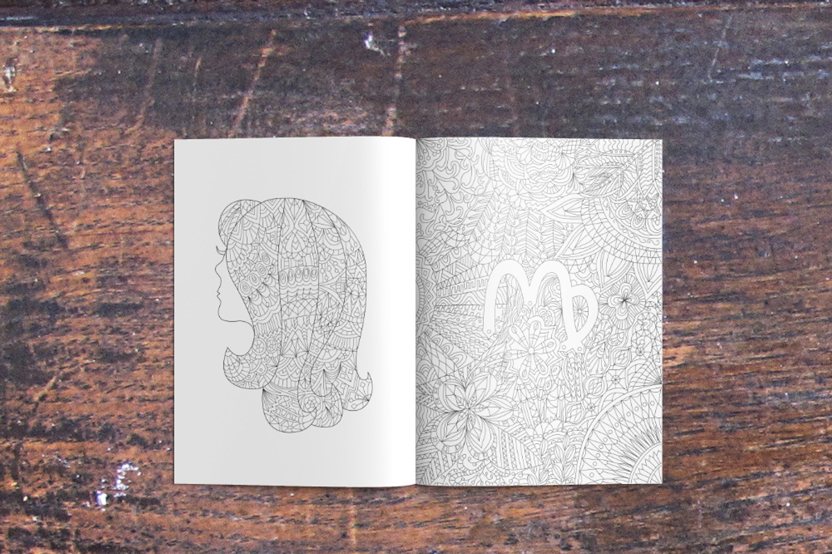 Zodiac Coloring Book, a Graphic by Lana Samokhina (Photo 10 of 15)