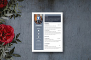 Stylish Minimal CV Template, a Resume Template by Annudesign (Thumbnail 1 of 5)