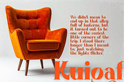 Kuigaf - Serif Display Font, a Serif Font by Dhabee (Thumbnail 9 of 10)