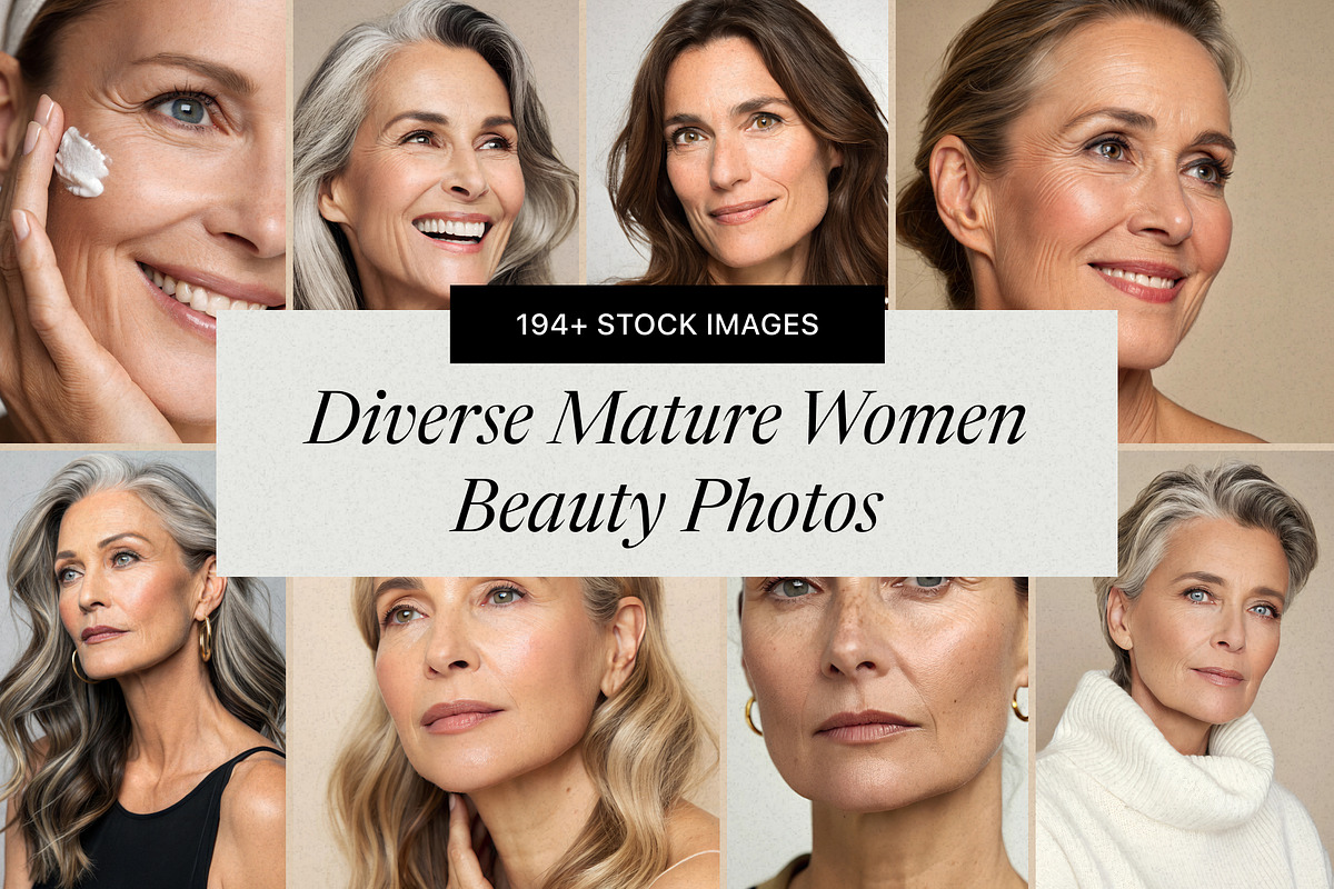 Diverse Mature Women Beauty Photos, a Beauty & Fashion Photo by Helospace (Photo 1 of 10)