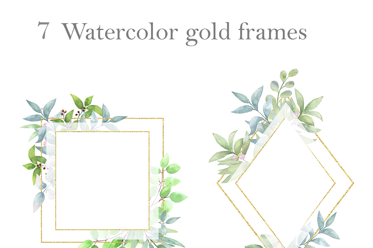 Golden Green, a Texture Illustration by ViсkyArtDesign (Photo 6 of 17)