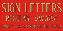 Sign Letters JNL