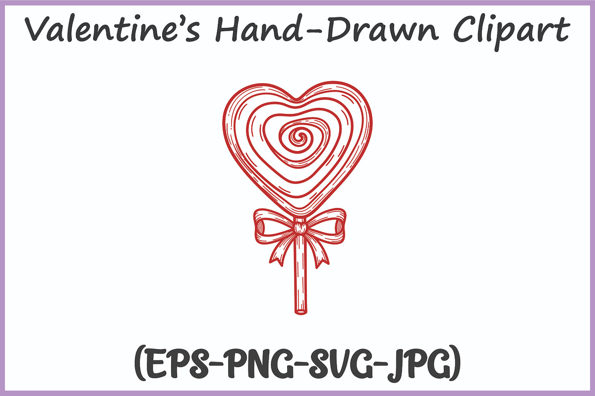Whimsical Hand-Drawn Valentine SVG, a Seasonal Illustration by Gfx Expert Team (Photo 9 of 15)
