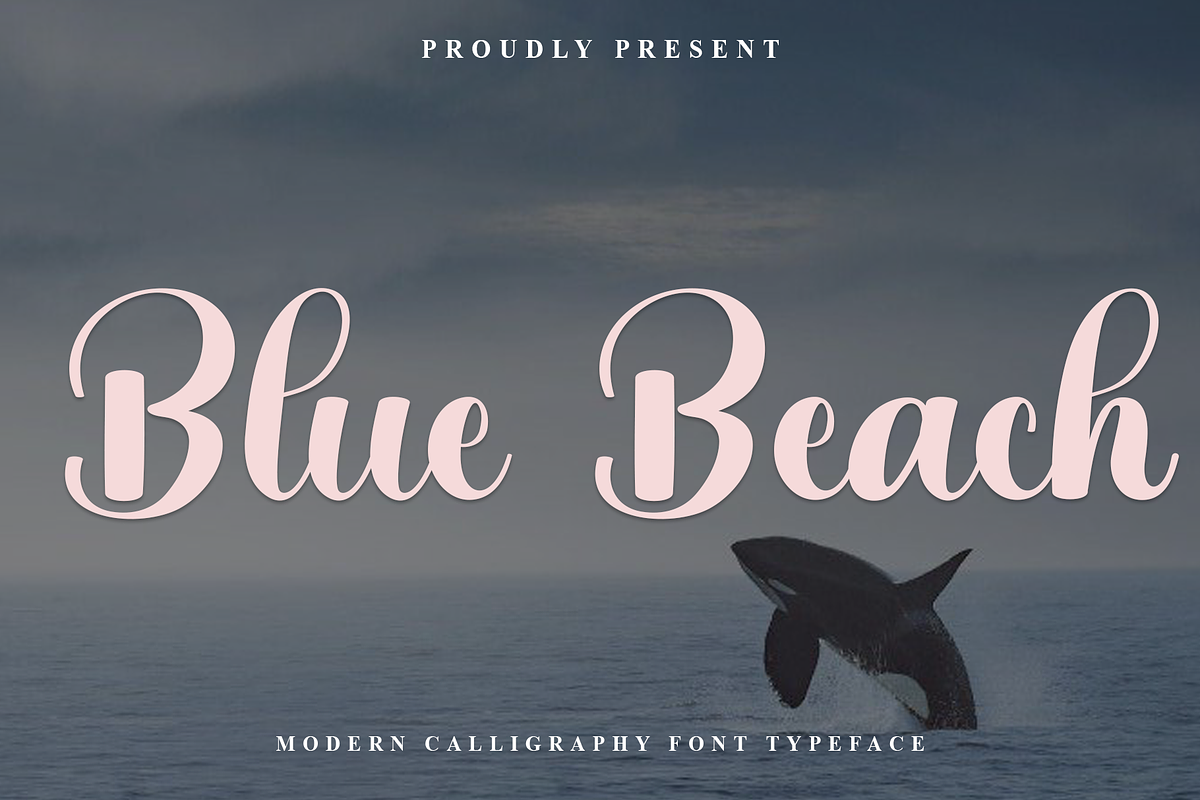 Blue Beach, a Handwritten Font by InermediaSTUDIO (Photo 1 of 8)