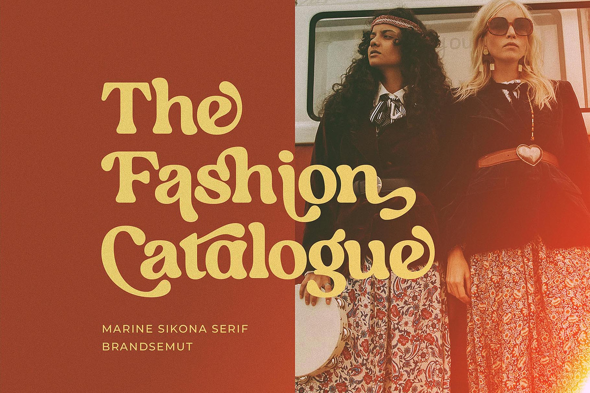 Marine Sikona – Modern Retro Serif, a Serif Font by BrandSemut (Photo 3 of 17)