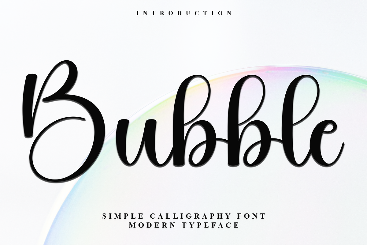 Bubble, a Handwritten Font by FreshTypeINK (Photo 1 of 8)