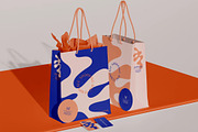Shopping Bags Mockup, a Packaging Mockup by skybluecreative (Thumbnail 2 of 2)