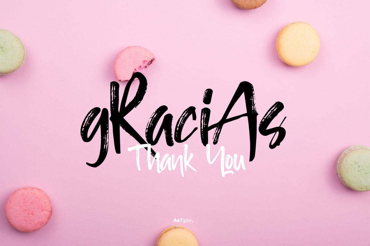 Samalona Textured Font, a Handwritten Font by AaType. (Photo 10 of 10)
