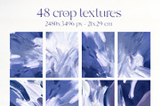 VERY PERI & BLUE abstract textures, a Texture Graphic by Yuliya Derbisheva (Thumbnail 11 of 14)