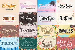 Monoline Font Bundle!