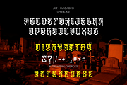 MACABRO, a Blackletter Font by jakejarkor (Thumbnail 2 of 3)