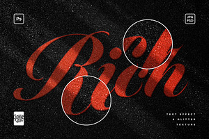 Glitter Photoshop Text Effect