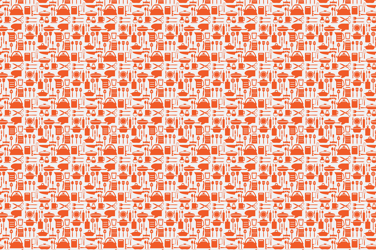 Kitchen Utensils Pattern preview 3