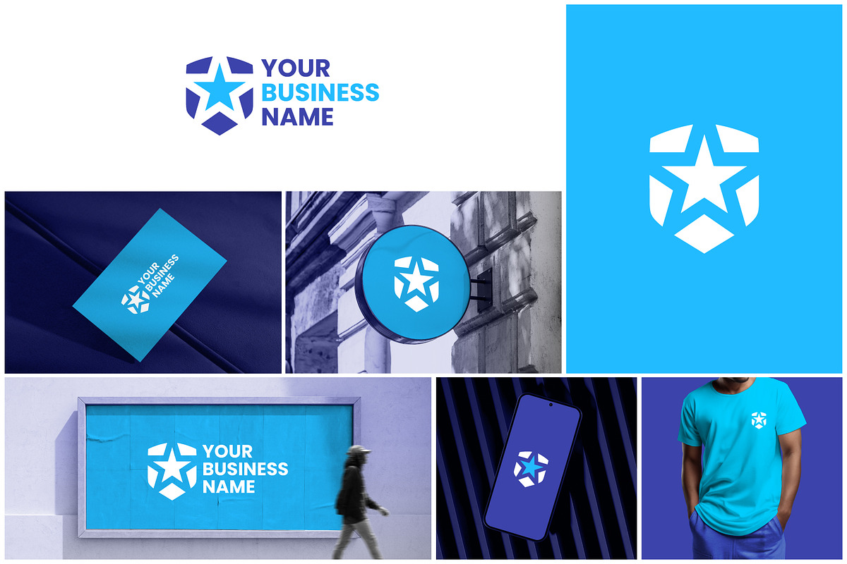 Star Shield Logo, a Branding & Logo Template by Team_Ultra_Graphics