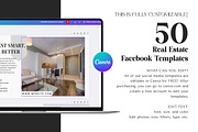 Real Estate Canva Facebook Template, a Social Media Template by Snapybiz (Thumbnail 3 of 10)