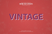 Editable Retro Vector Text Effect, a Plug-in Add-On by Photoshop Action (Thumbnail 4 of 11)
