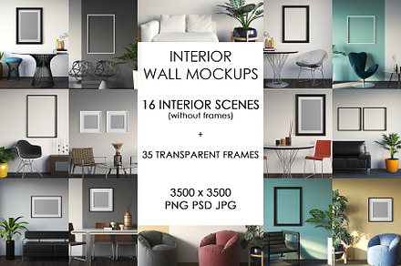 wall frame mockup bundle v5