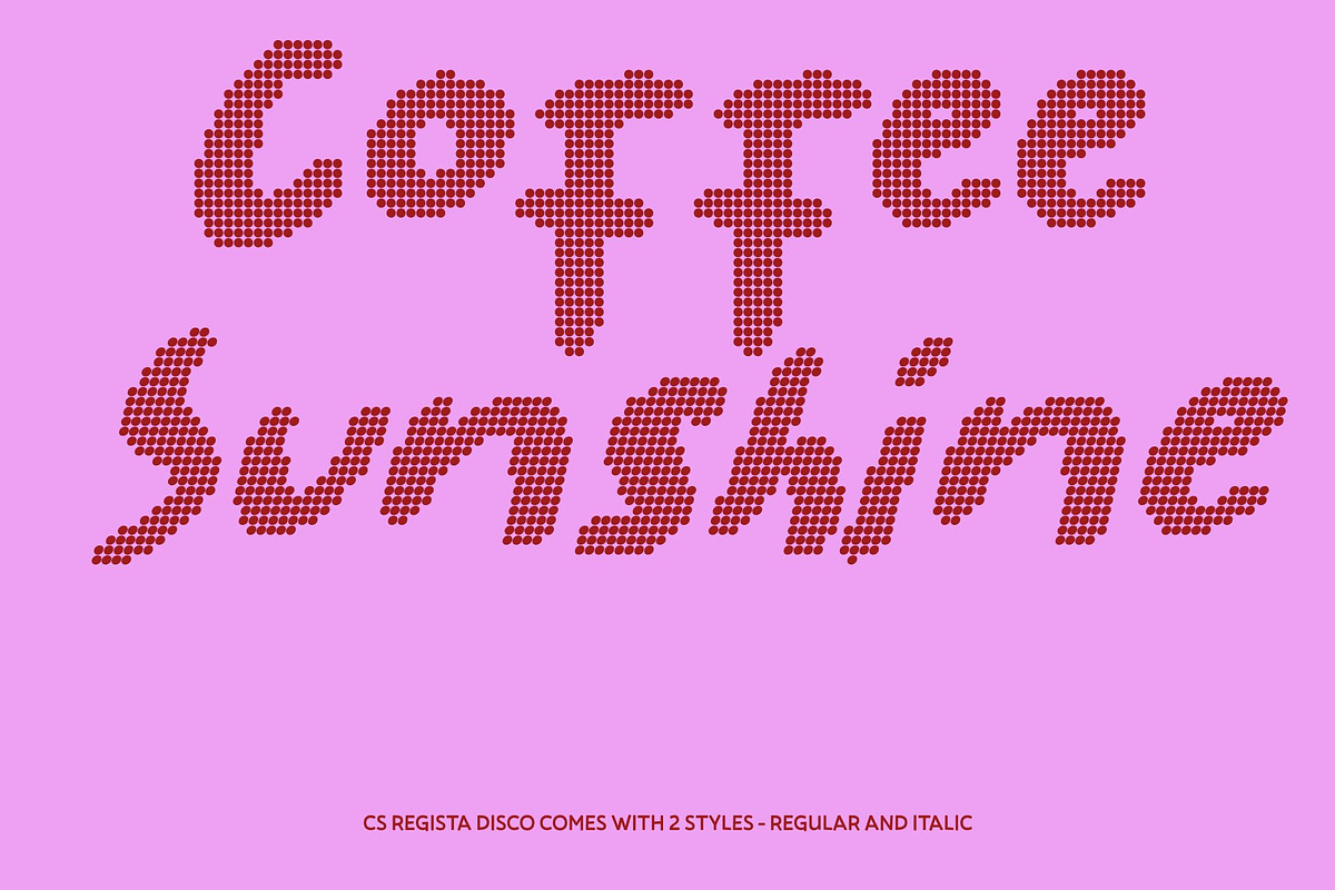 CS Regista Disco, a Handwritten Font by Craft Supply Co. (Photo 3 of 8)