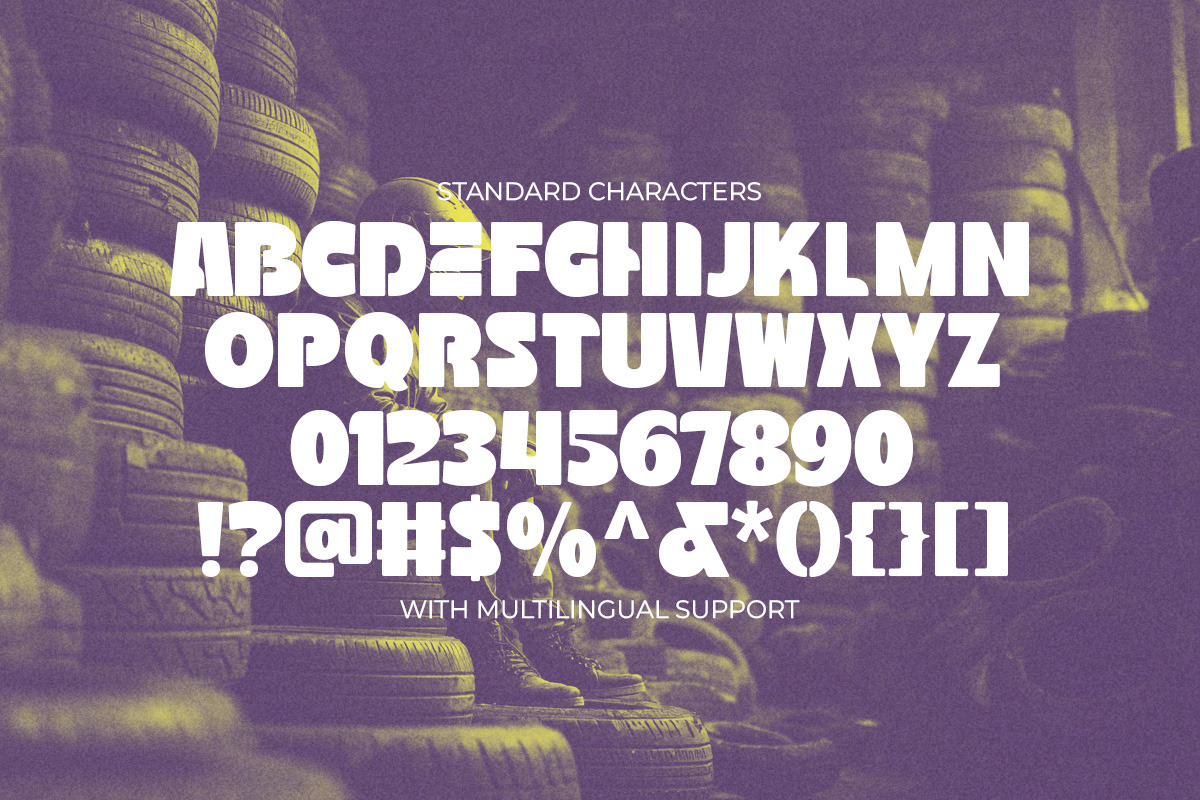 Speed Demon - Bold Retro Racing Type, a Sans Serif Font by Rillatype (Photo 10 of 13)