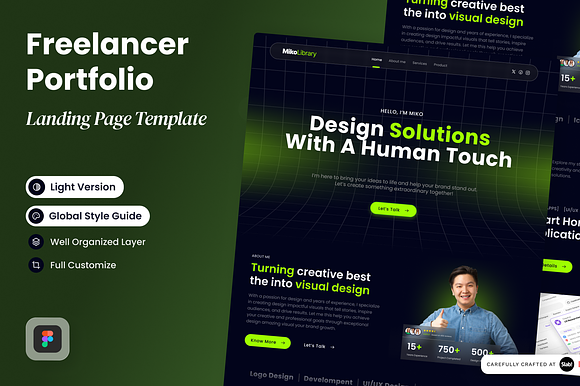 MikoLibrary - Freelancer Portfolio preview 5