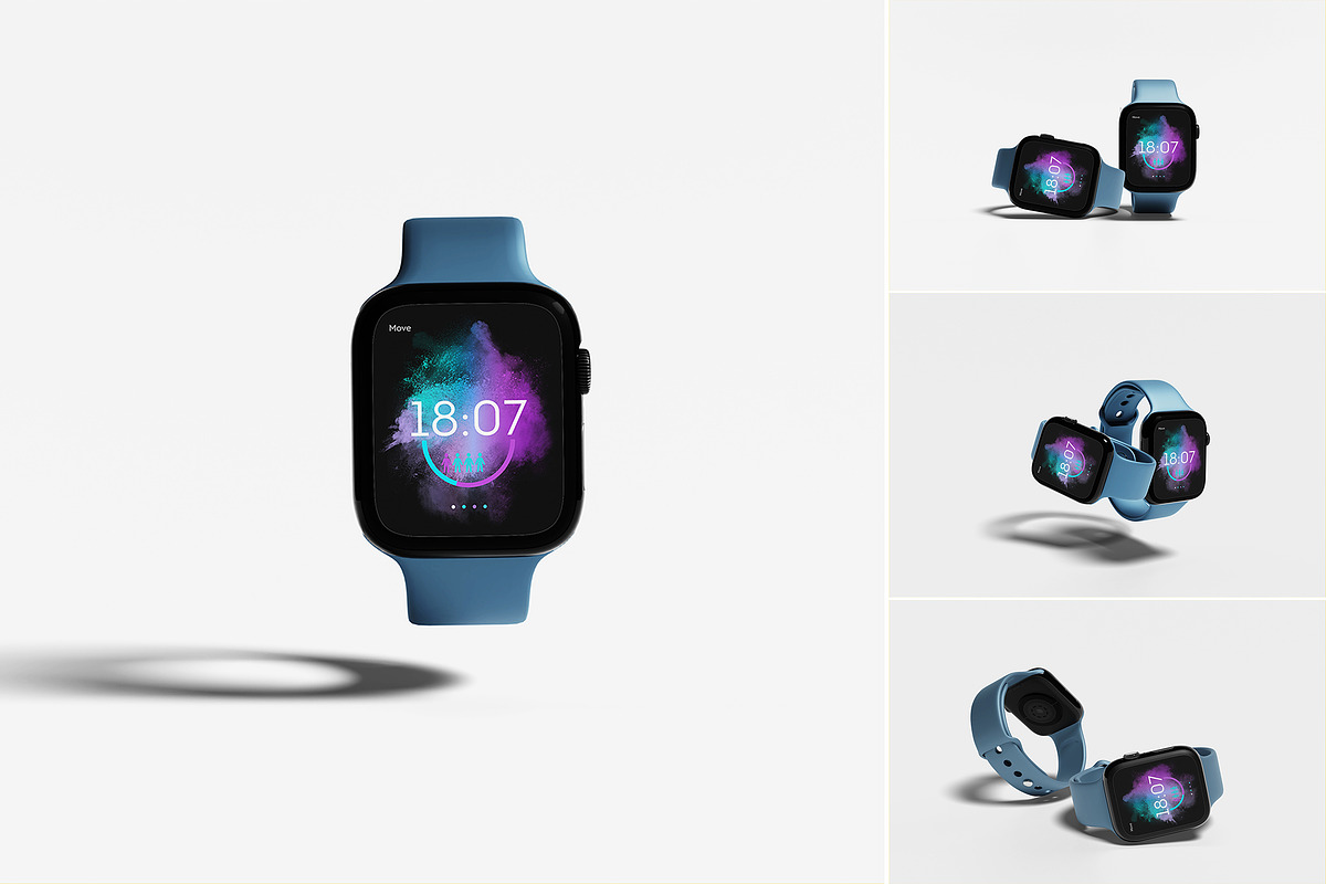 Watch Mockup, a Device Mockup by seulangagraphic (Photo 1 of 5)