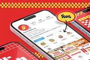 Canva | Restaurant Instagram Kit, a Social Media Template by Jiwstudio (Thumbnail 9 of 14)