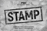 Vintage Spray Paint Stamp Text, a Layer Style Add-On by bdrobin (Thumbnail 1 of 2)
