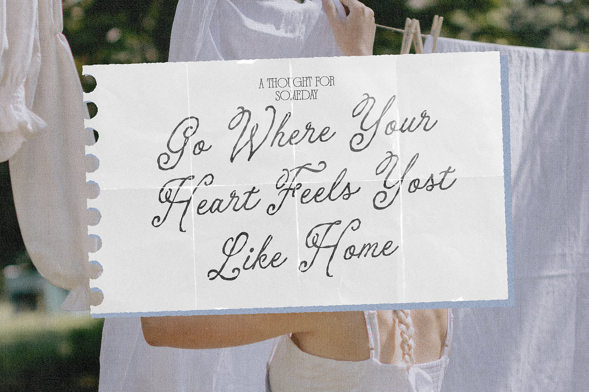Butterfly & Blessed Handwritten Font, a Script Font by The Native Saint Club (Photo 8 of 15)