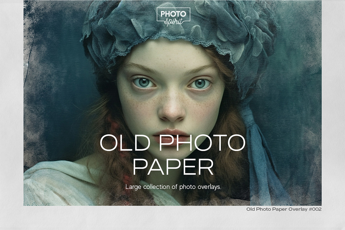 Old Photo Paper Effect Overlays, a Brushes & More by PhotoSpirit (Photo 1 of 9)