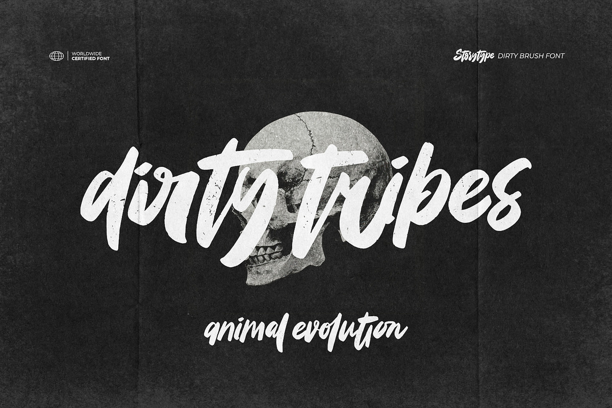 Storytype - Dirty Brush Font, a Script Font by ikiiko (Photo 4 of 7)