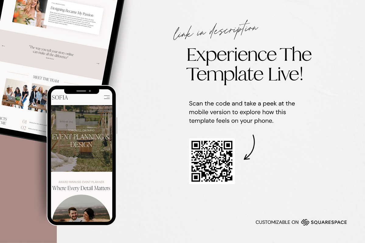 Squarespace Event Planner Website, a Squarespace Template by Breah Designs (Photo 8 of 10)