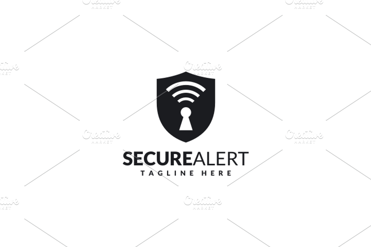 Secure Alert Logo, a Branding & Logo Template by yopie (Photo 3 of 3)