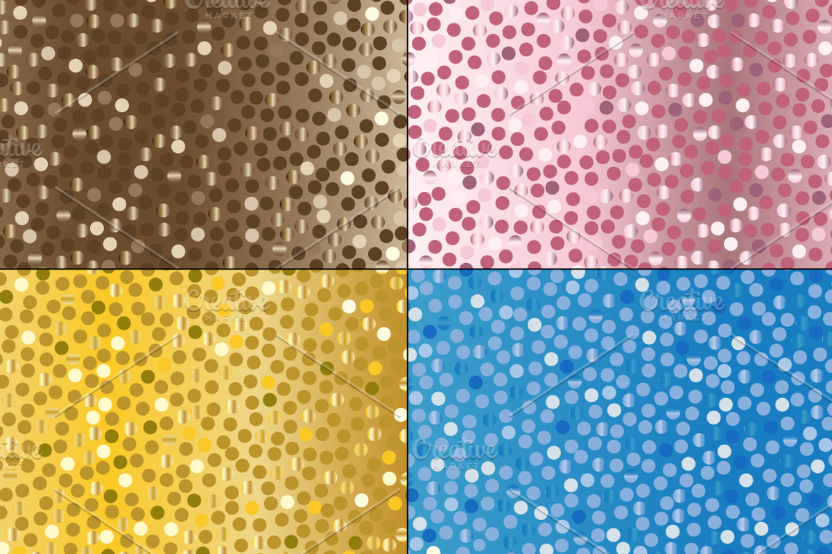 Seamless Dots Gradient Backgrounds preview 5