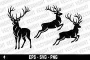 Logo of a male deer, an Animal Illustration by Vectorhight (Thumbnail 3 of 3)