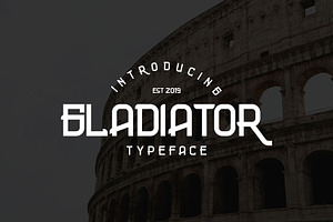 Gladiator Font Display