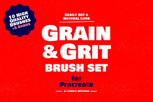 Grain Texture Brushes For Procreate